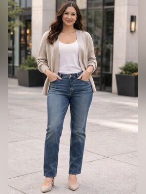 GAP Girlfriend Mid Rise Jeans Size 14s